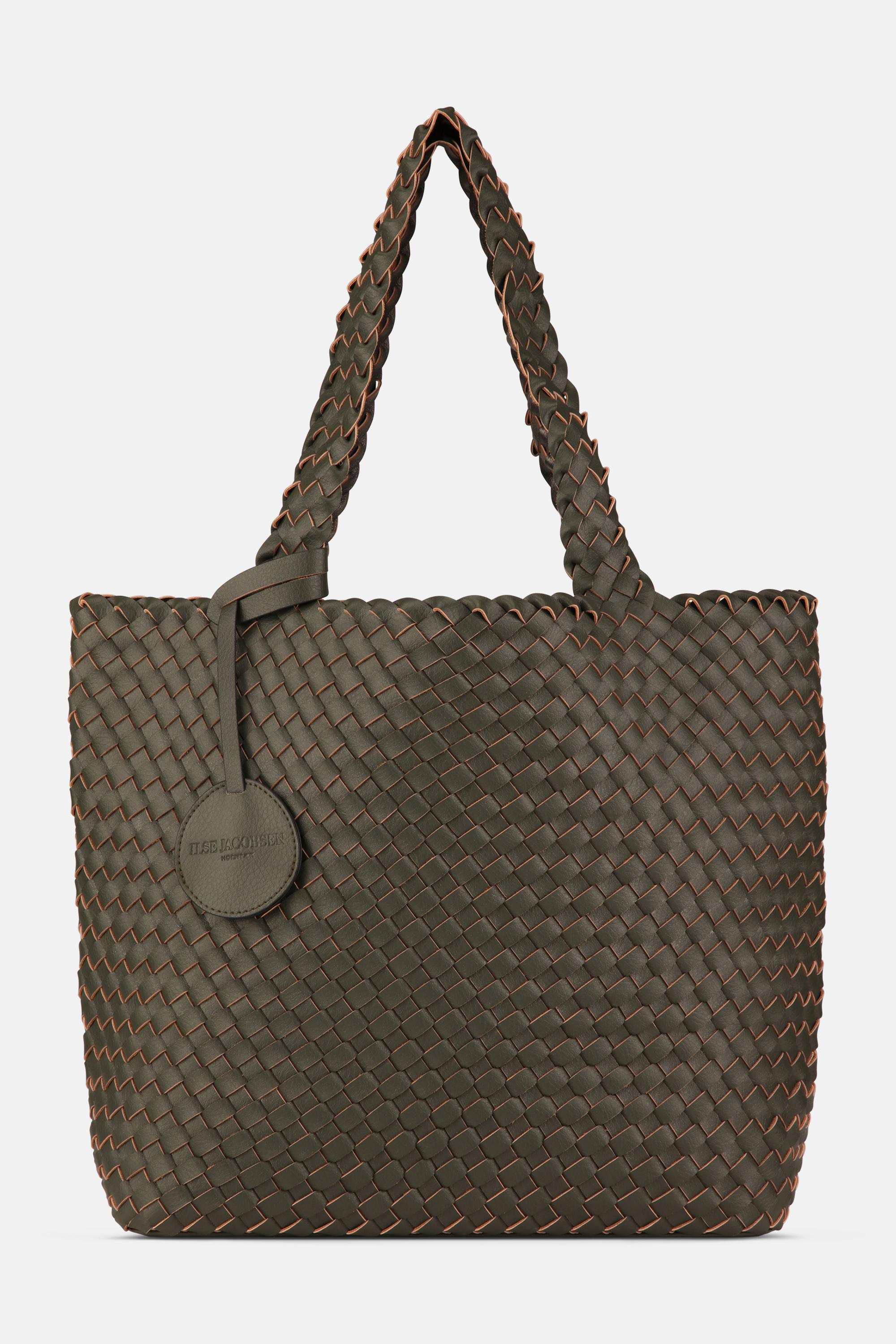 Tote Bag Geflochten - Army Gun Metal